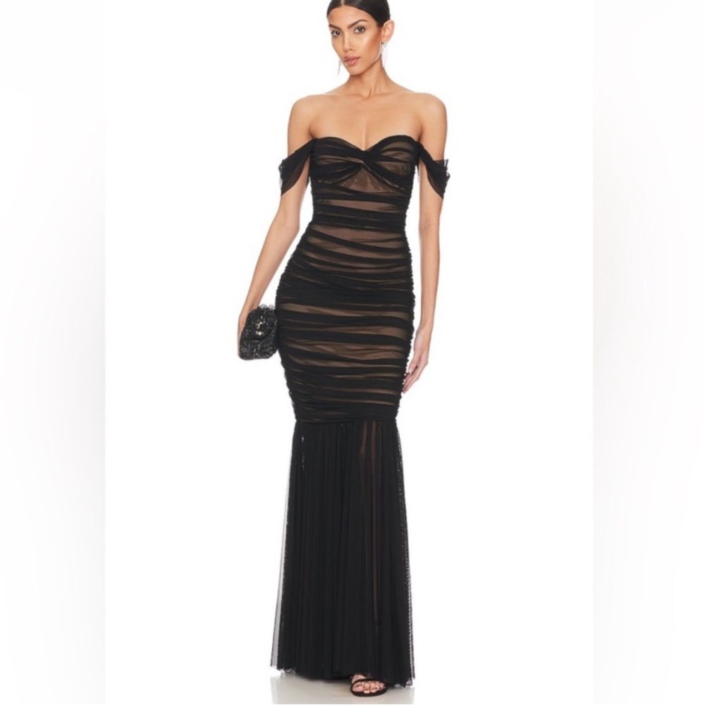 Norma Kamali Walter Fishtail Dress NWT - Picture 8 of 9